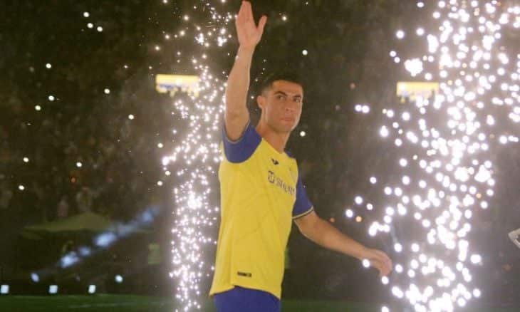 نادي النصر يقدم لاعبه الجديد رونالدو